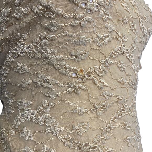 Vintage E.K. Designs 90s Victorian Style Floral Delicate Blouse - Picture 9 of 13